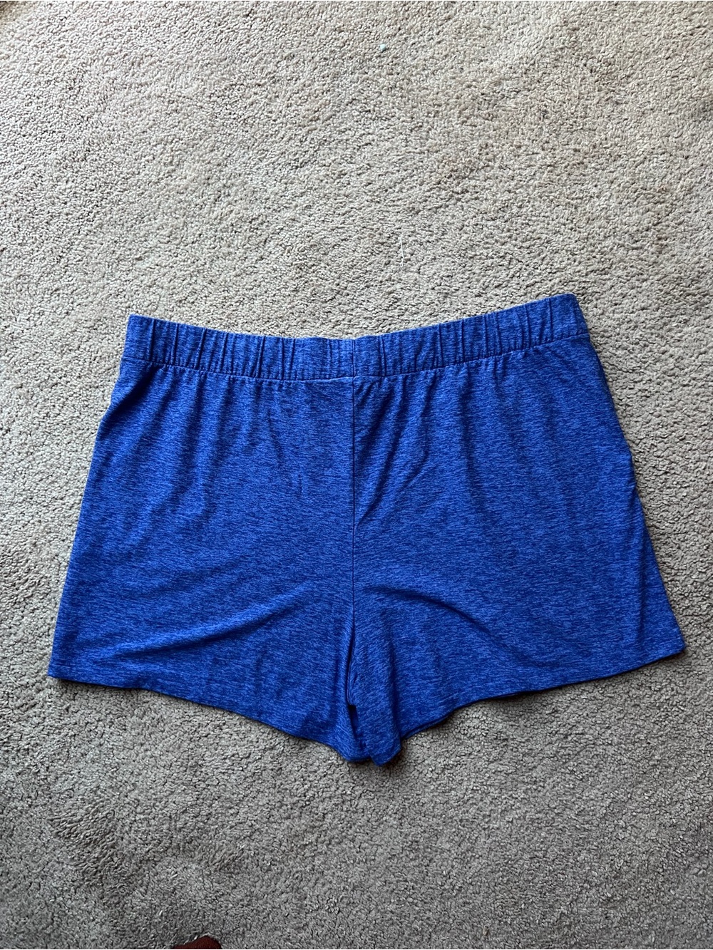 Outdoor Voices Cloudknit Royal Blue Drawstring Lounge Shorts XXL